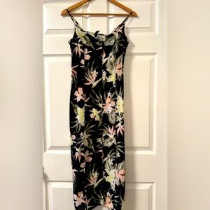 Divided dress florals printed